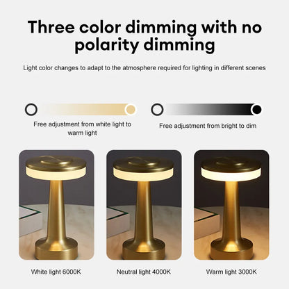Compact USB Rechargeable LED Desk Lamp