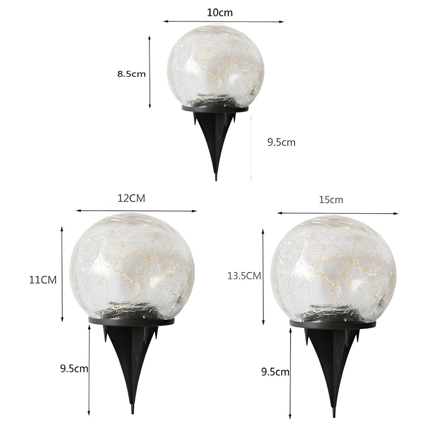 Bright Outdoor Solar Powered Garden Lamp