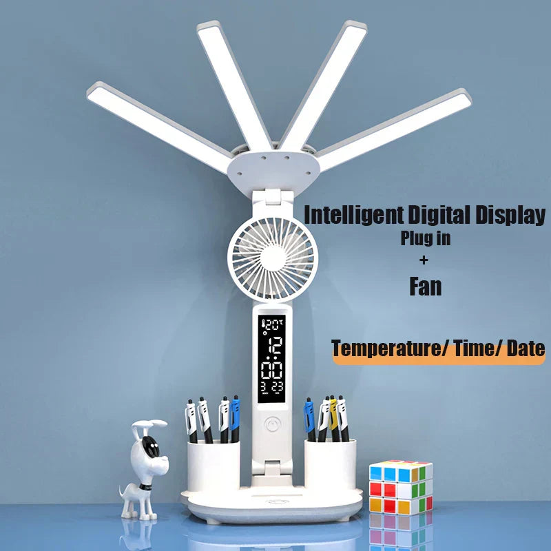 Space Saving 3-in-1 LED Desk Lamp