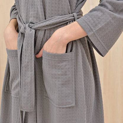Soft Plush Unisex Hooded Robe