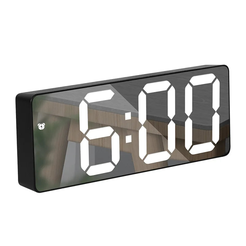Compact Digital LED Alarm Clock with Temperature Display - Cofik