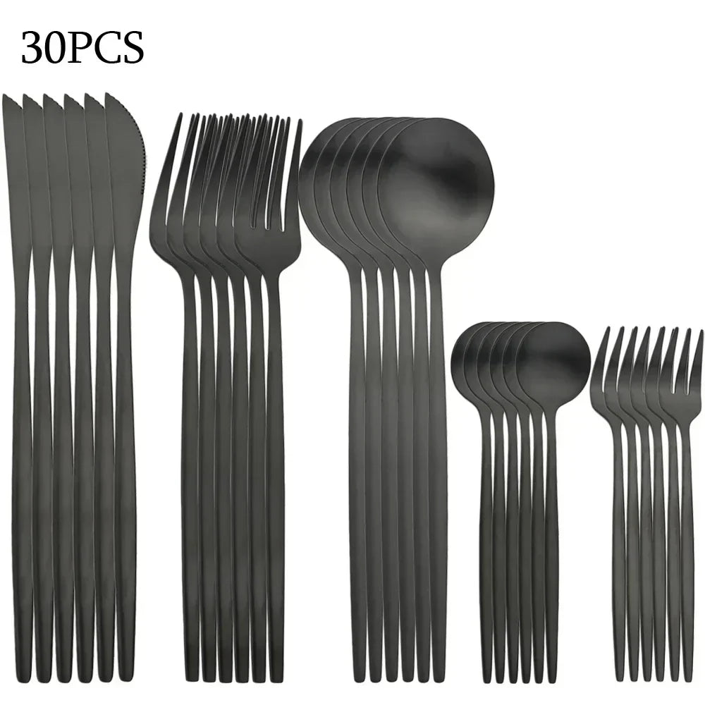 Elegant Table Cutlery 30 Piece Set