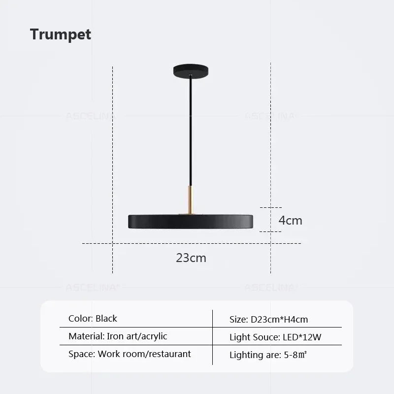 Stylish Dimmable LED Hanging Lamp