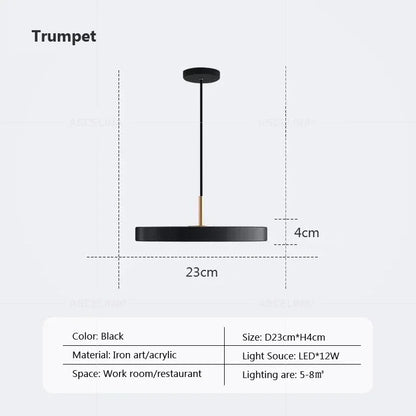 Stylish Dimmable LED Hanging Lamp