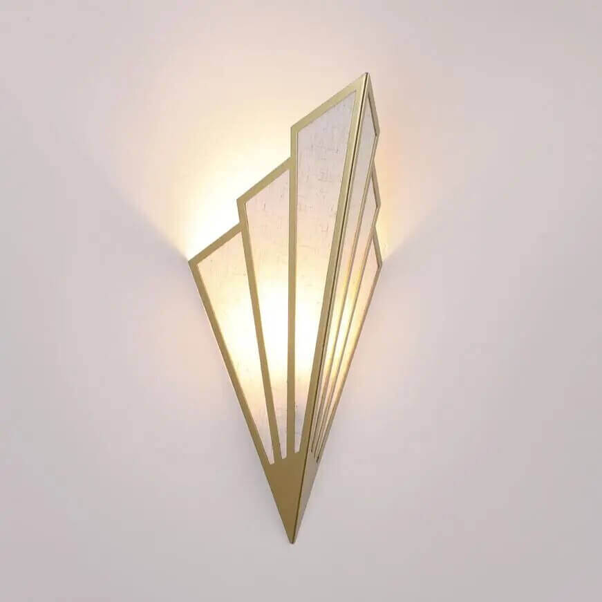 Elegant Bronze Semi Circle Wall Lamp