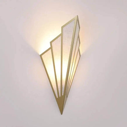Elegant Bronze Semi Circle Wall Lamp