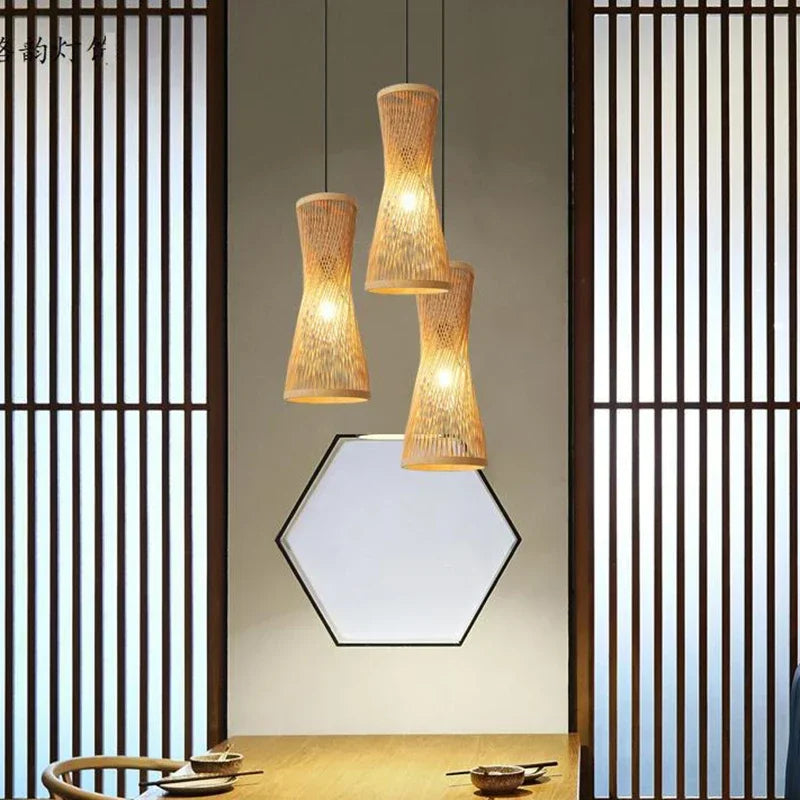 Mini Bamboo Pendant Light