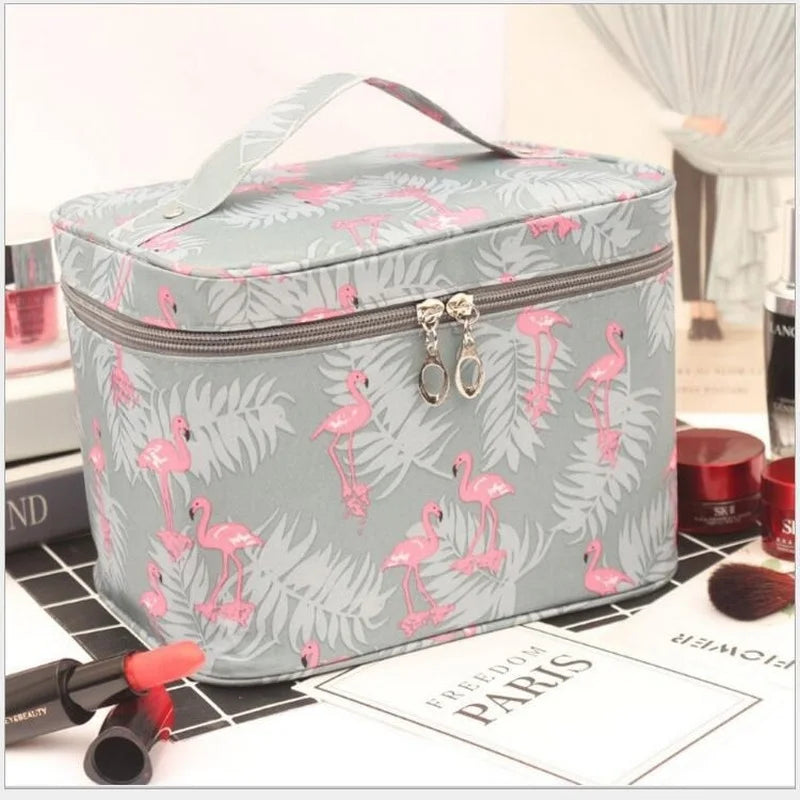 Stylish Animal Print Travel Makeup Bag