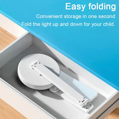 Compact LED Desk Lamp with USB Port and Adjustable Arm