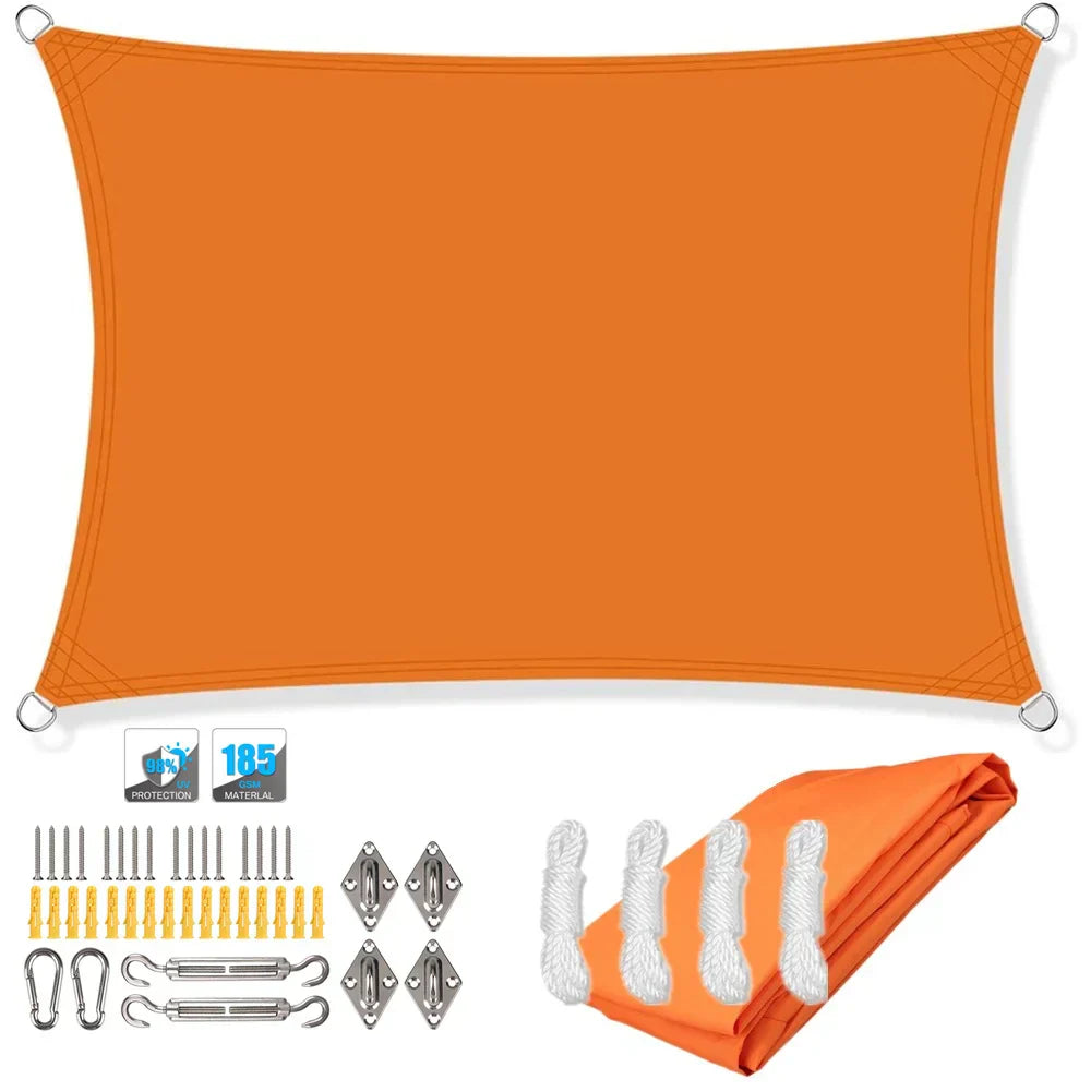 Outdoor Waterproof Sun Shade Sail with UV Resistance
