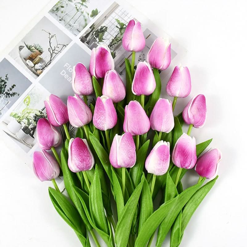 Beautiful Fake Tulip Flowers Arrangement
