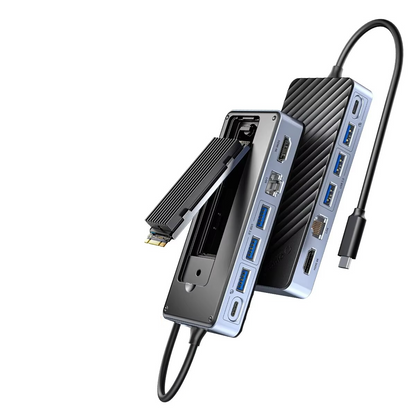 Portable USB-C Laptop Dock with Hard Drive Bay - Cofik