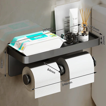 Stylish Wall Mount Metal Tissue Holder