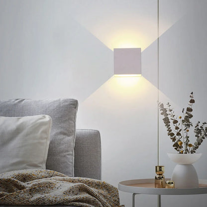 Bright LED Indoor Wall Lights 2-Pack 6W