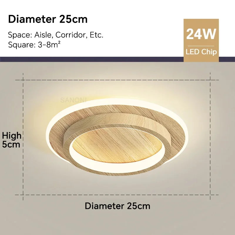 Stylish LED Hanging Ceiling Light Fixture