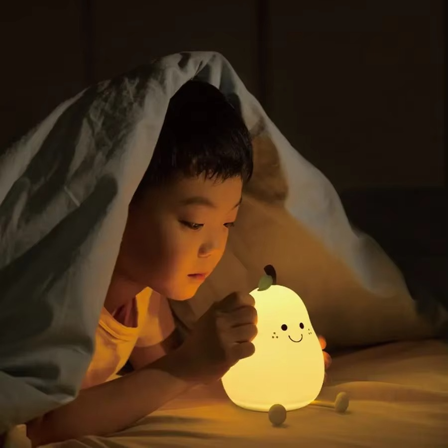 Colorful Gentle Silicone Bedside Lamp