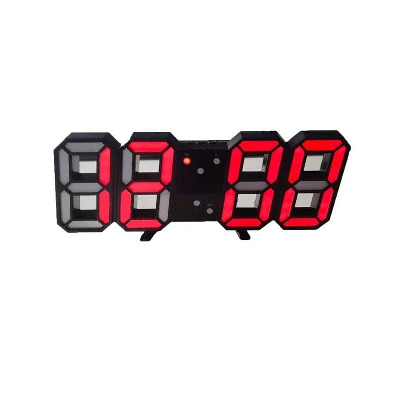 Modern Digital LED Wall Clock with Adjustable Brightness
