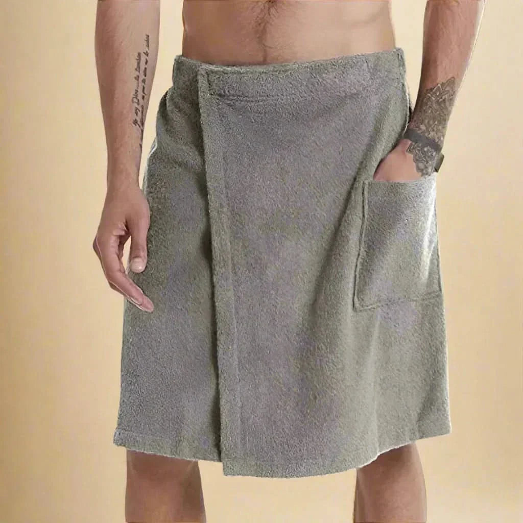 Quick Dry Spa Robe with Pockets - Cofik