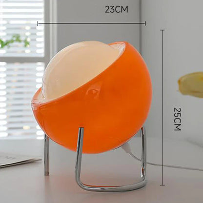 Modern Glass Desk Lamp with LED Night Light