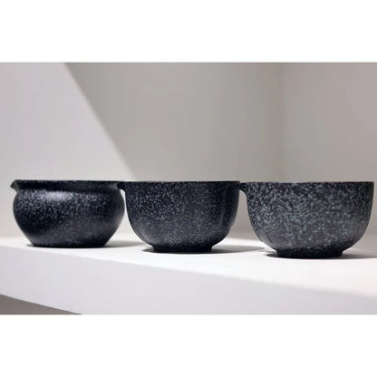 Traditional Japanese Matcha Tea Bowl Set with Whisk