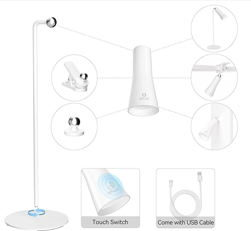 Bright Adjustable Office Desk Light