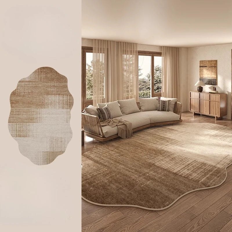 Soft Glow Plush Area Rug Lamp for Bedroom Living Room