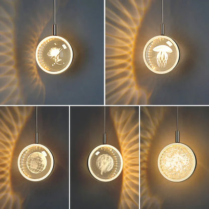 Elegant Glass Drop Pendant Light