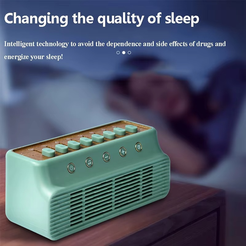 Compact Wireless Sound Machine with Bluetooth and Timer