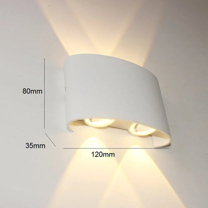 Outdoor LED Wall Light Motion Sensor Waterproof Sconce