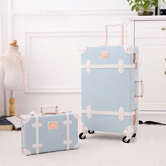 Vintage Style Hardshell Luggage Set - Cofik