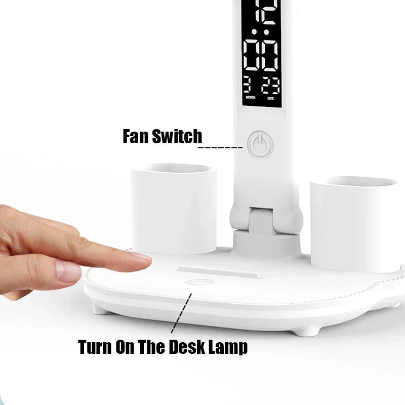 Space Saving 3-in-1 LED Desk Lamp
