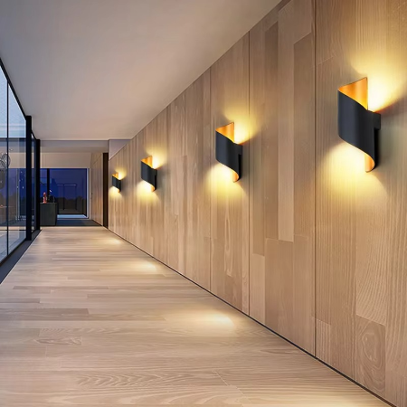 Modern Double-Sided LED Outdoor Wall Light