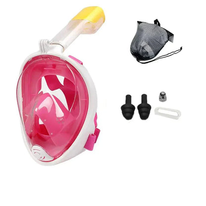 Clear View Full Face Snorkeling Mask for Kids and Adults