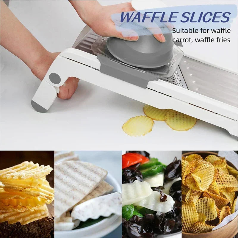 Premium 18-in-1 Vegetable Mandoline Slicer Set