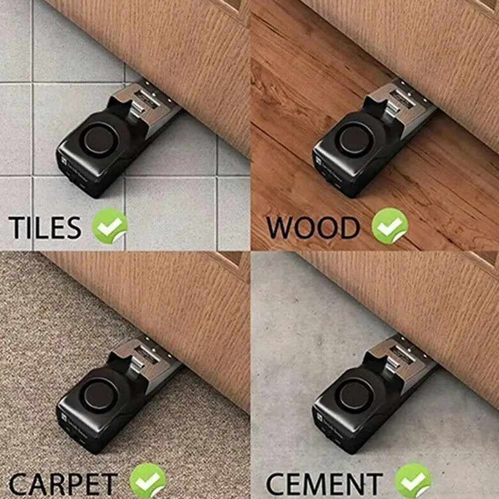 Secure Home Door Stop Alarm System