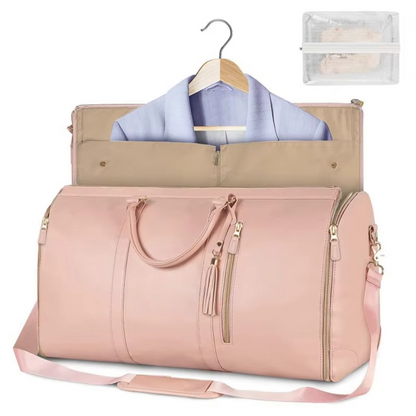 Spacious Folding Ladies Travel Bag with Suit Organizer