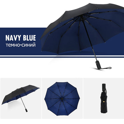 Waterproof Storm Umbrella with Auto Close