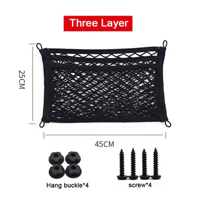 Flexible Car Mesh Storage Pocket Organizer