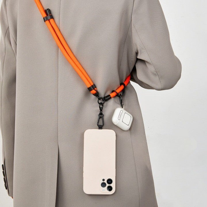 Flexible Phone Wrist Strap with Adjustable Neck Holder
