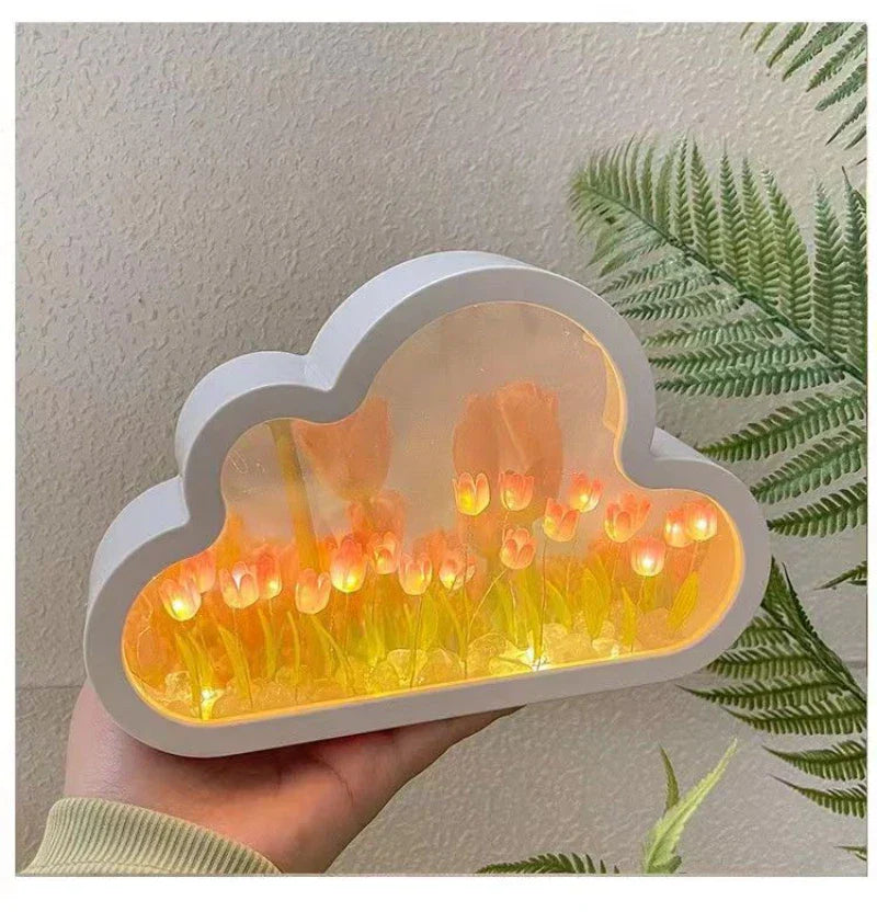 Colorful Floral LED Night Lamp
