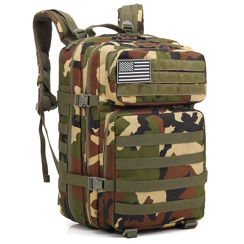 Large Army Camouflage Hiking Backpack
