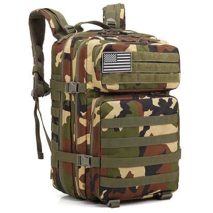 Large Army Camouflage Hiking Backpack