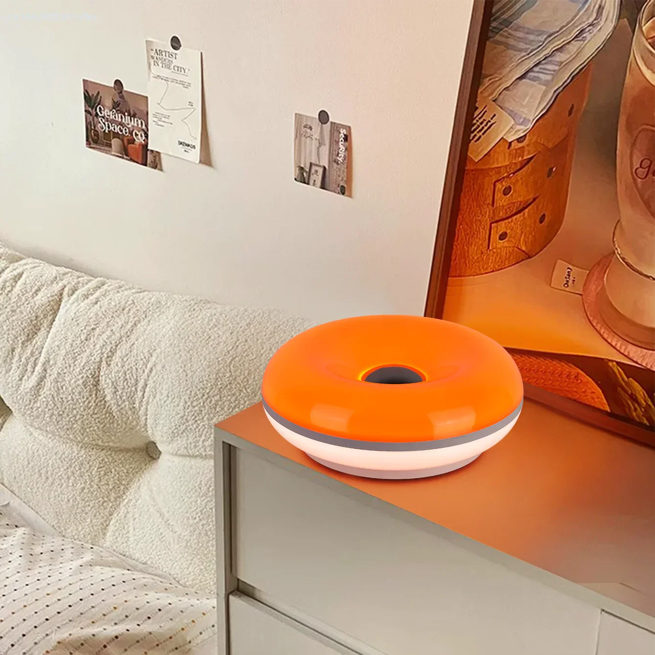Modern USB Touch Lamp with Color Changing LED