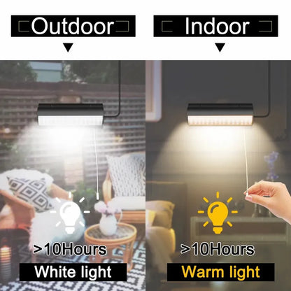 Waterproof Solar Powered Lamp with 3m Cord - Cofik