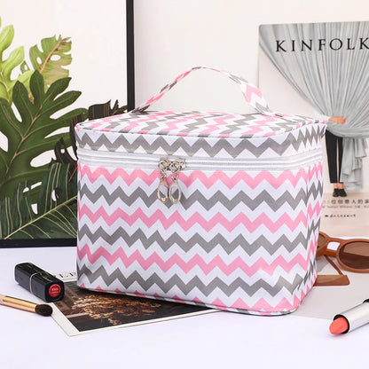 Stylish Animal Print Travel Makeup Bag