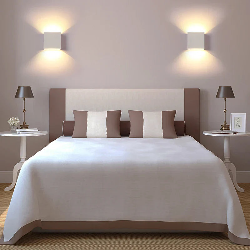 Bright LED Indoor Wall Lights 2-Pack 6W