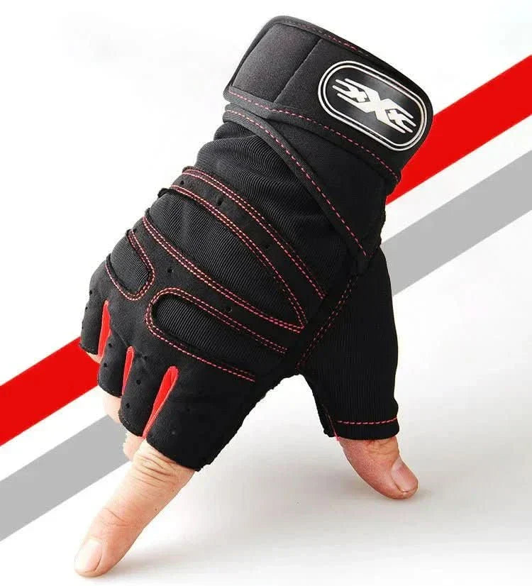 Durable Gym Gloves with Wrist Protection