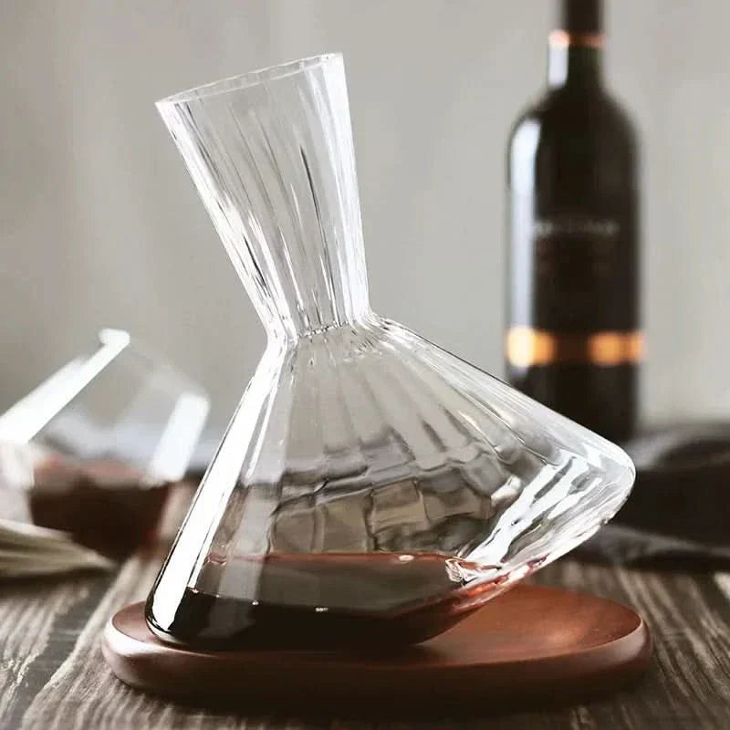 Luxury Clear Glass Wine Decanter 1L