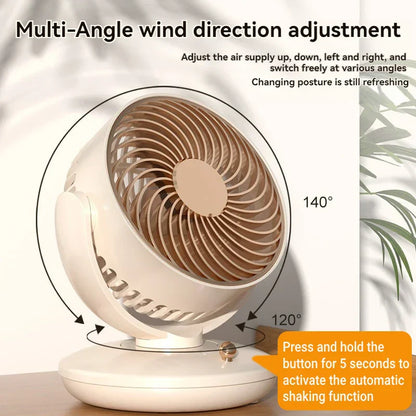 Portable USB Table Fan with 3 Speed Settings