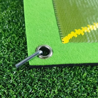 Golf Practice Mat for Improved Swing and Ball Strike